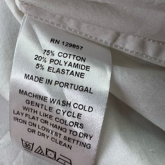 The Shirt by Rochelle Behrens White Button Down Shirt - Picture 4 of 6